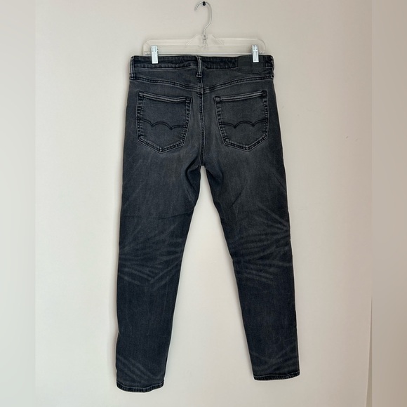 Black American Eagle 🦅 Airflex Jeans 👖 Size 31x32 - Picture 10 of 12